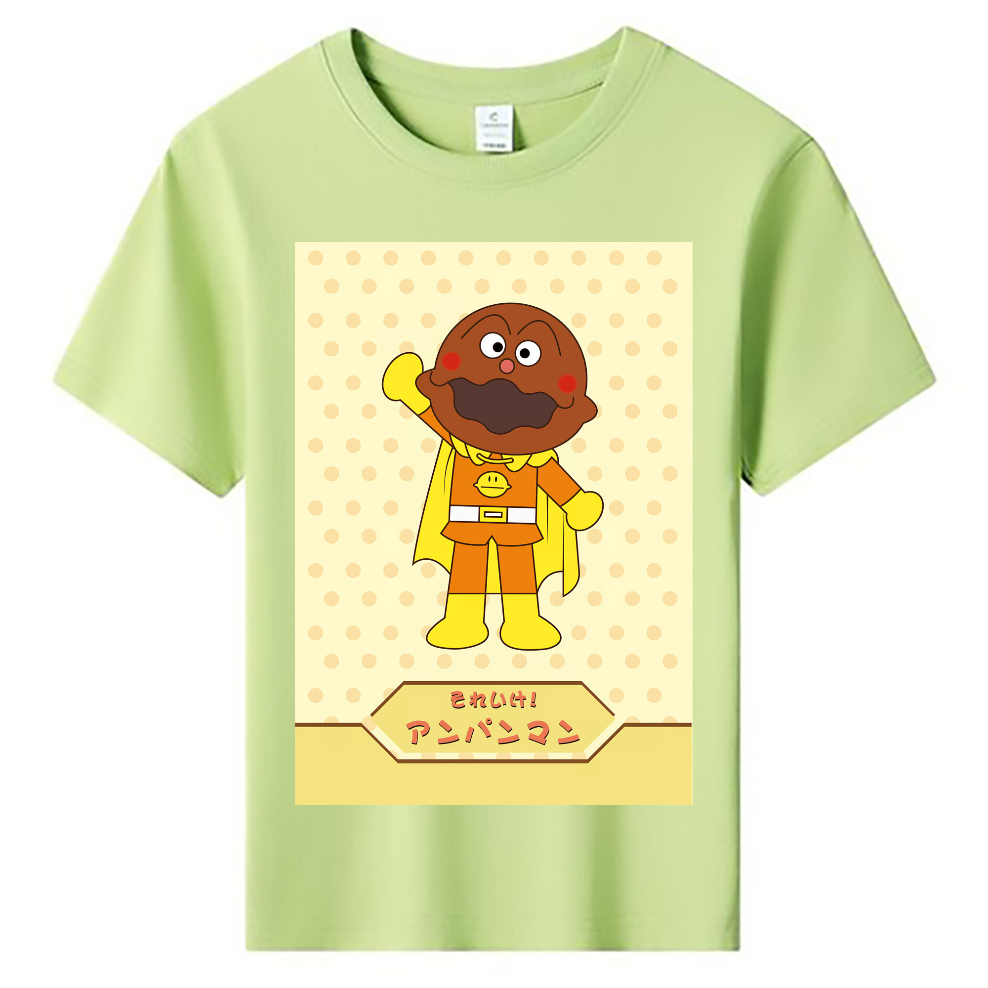 （画像用） アンパンマン Anpanman 綿100％キッズTシャツ（フロントプリント）
